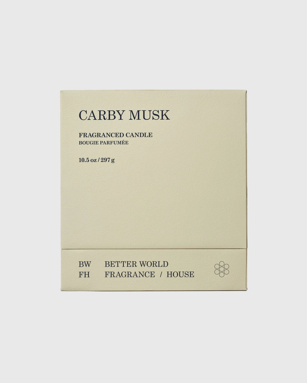 Better World Fragrance House Carby Musk Candle