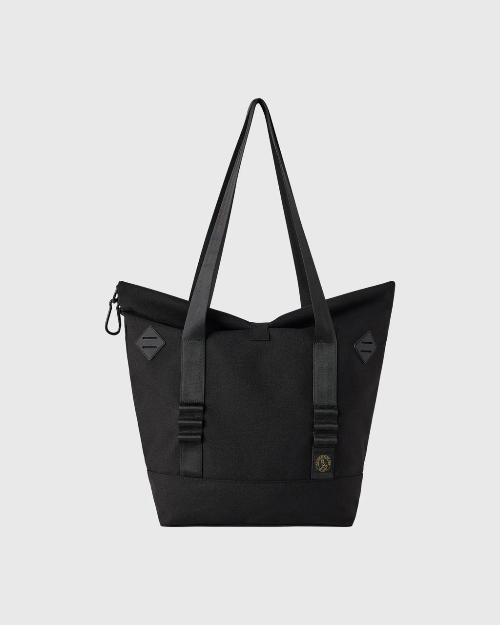 Roll Top Tote Bag Black