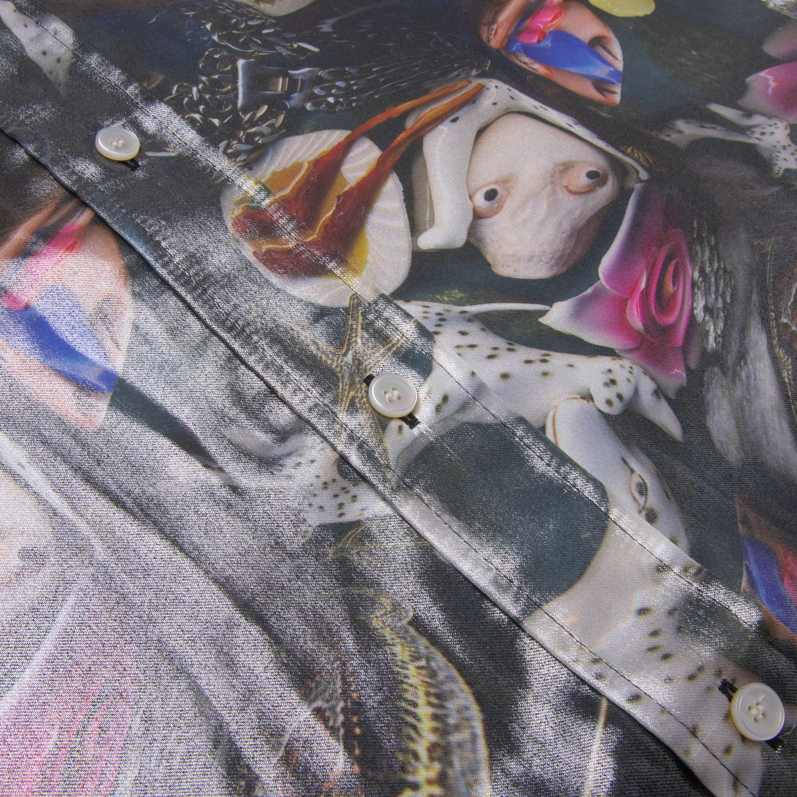 Short Sleeve Shirt Black Multi
