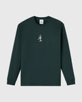 6 God Long Sleeve Tee Midnight Green