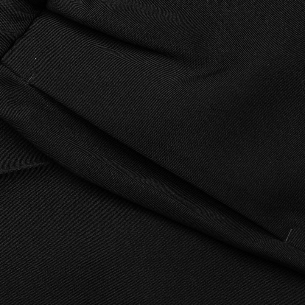 Sharp Gabardine Wool Trouser Black