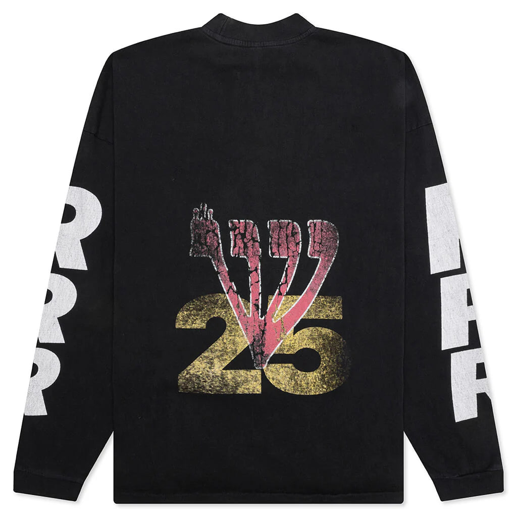 Inner Chamber L S Tee Jet Black