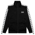 Womens Star Zipped Track Jacket Black
