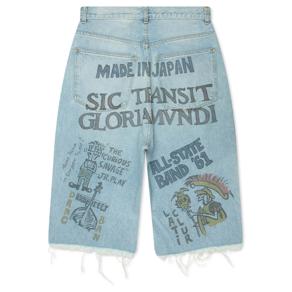 Jumbo Senior Denim Short Blue