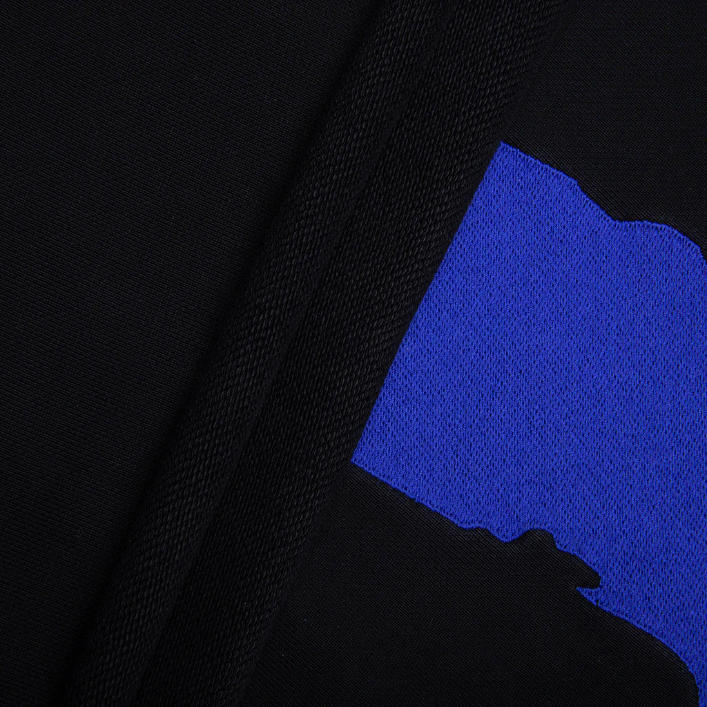 OG Staple Embroidered Hoodie Black Blue
