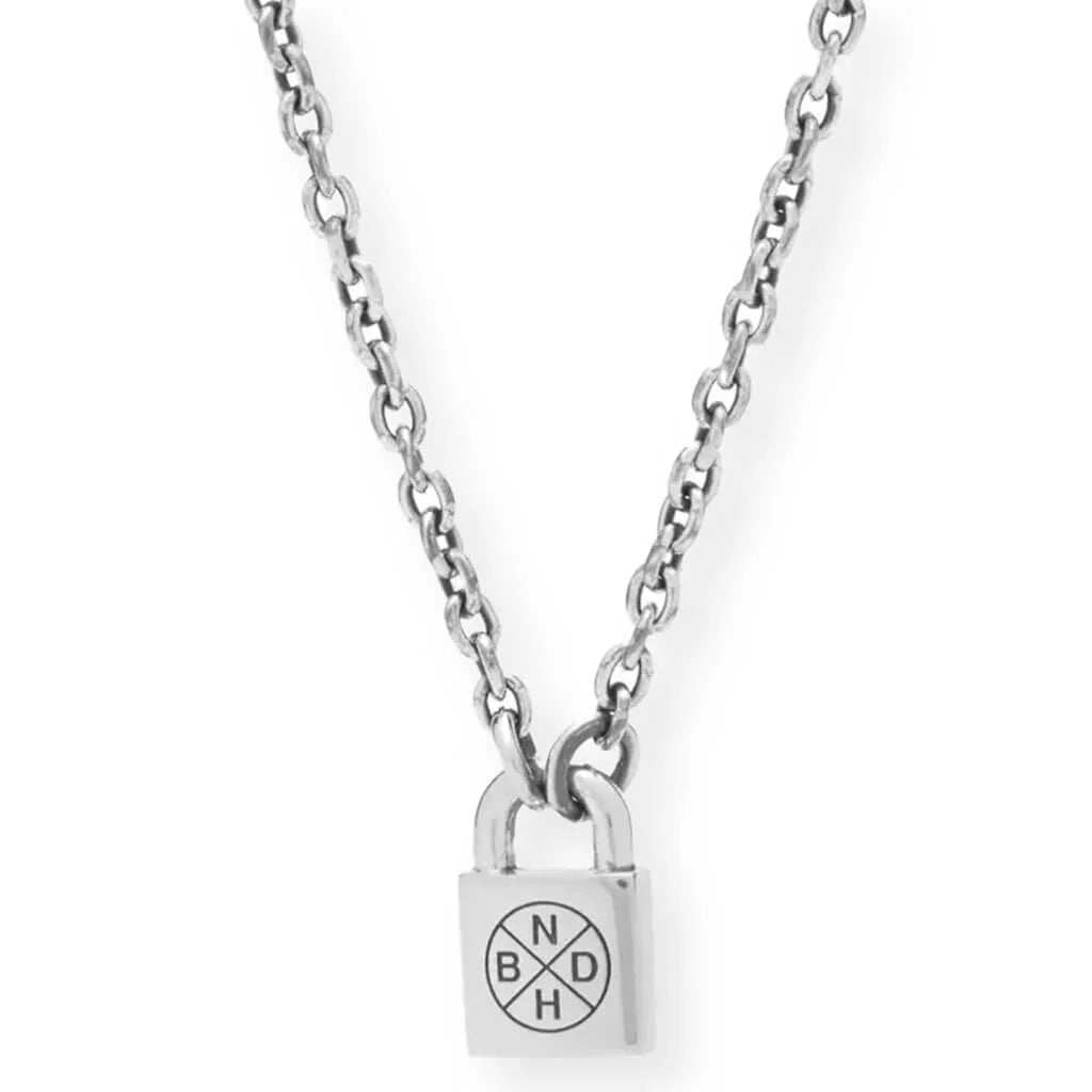 Padlock Necklace Silver