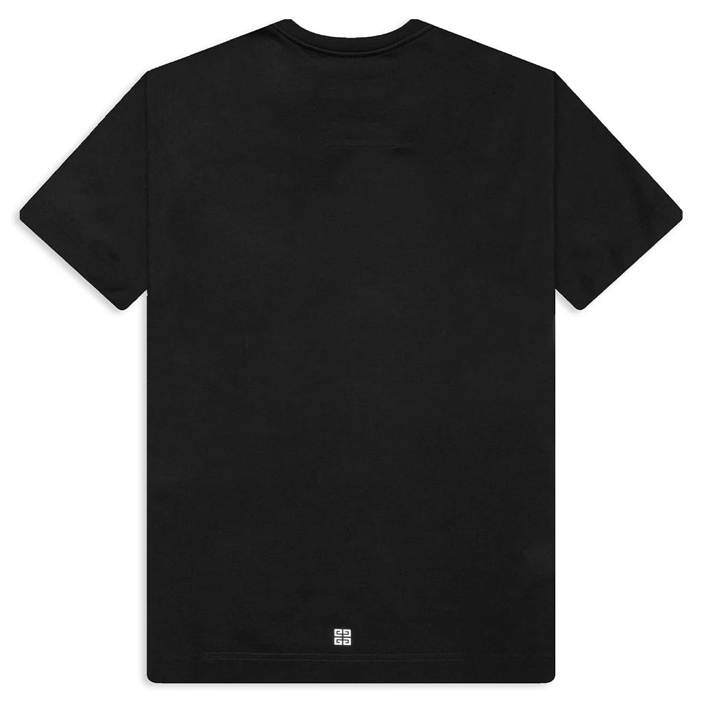 Reflective Slim Fit T Shirt Black