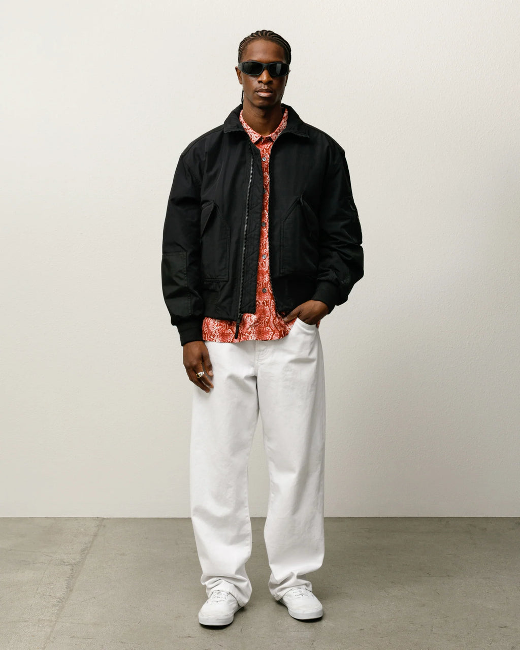 MOCK NECK FLIGHT BOMBER