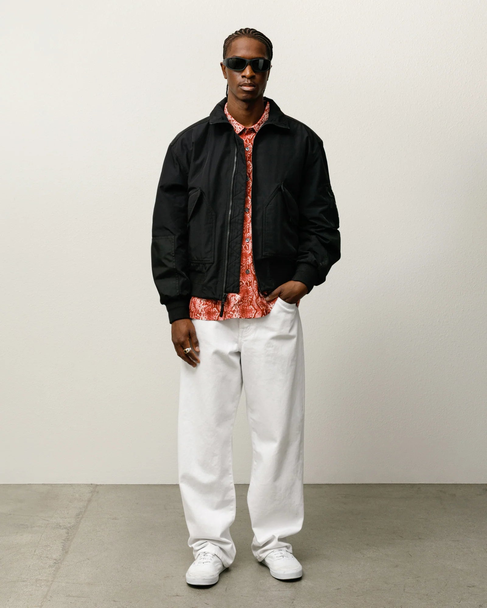 MOCK NECK FLIGHT BOMBER