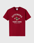 Collegiate Tee Deep Red