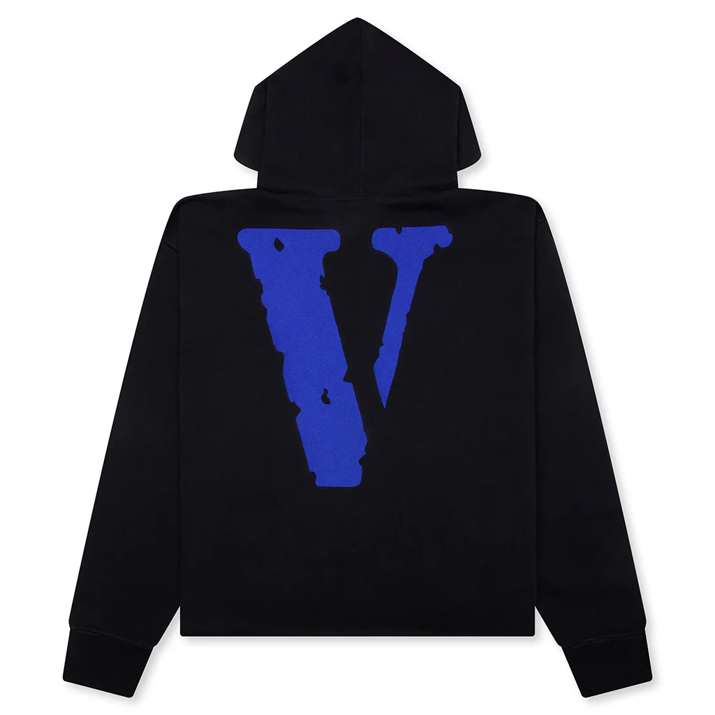 OG Staple Embroidered Hoodie Black Blue