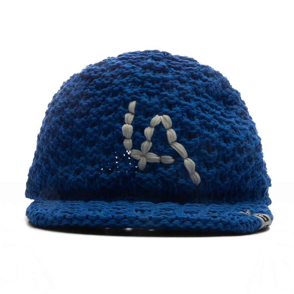 Crochet Knit Cap Blue
