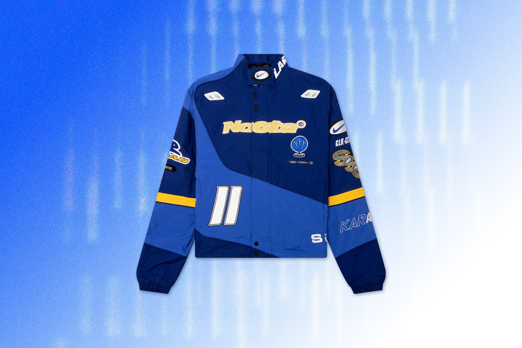 NRG Nocta LArt Racing Jacket Deep Royal Blue Racer Blue Phantom