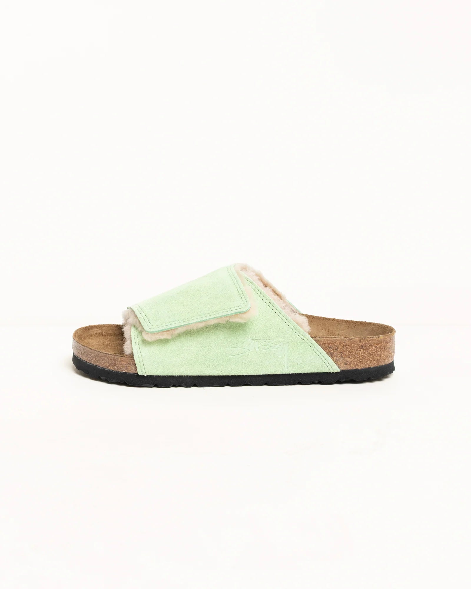 STÜSSY BIRKENSTOCK SOLANA SHEARLING SLIDE