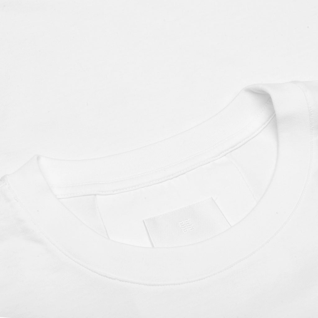 Reflective Slim Fit T Shirt White