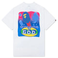 Saint M6 x Bape God S S Tee White