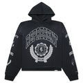 Legacy Crest Hoodie Stained Black