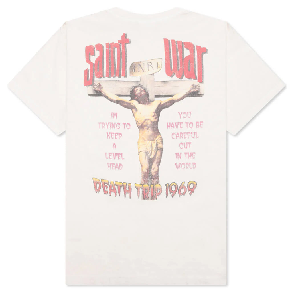 Saint War S S Tee White