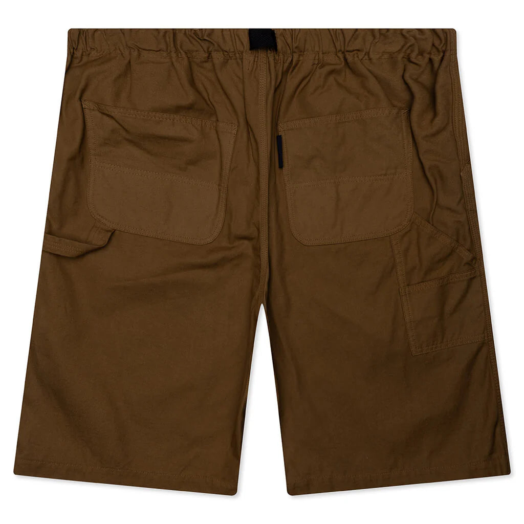 Elasticated Waist Utility Shorts Beige