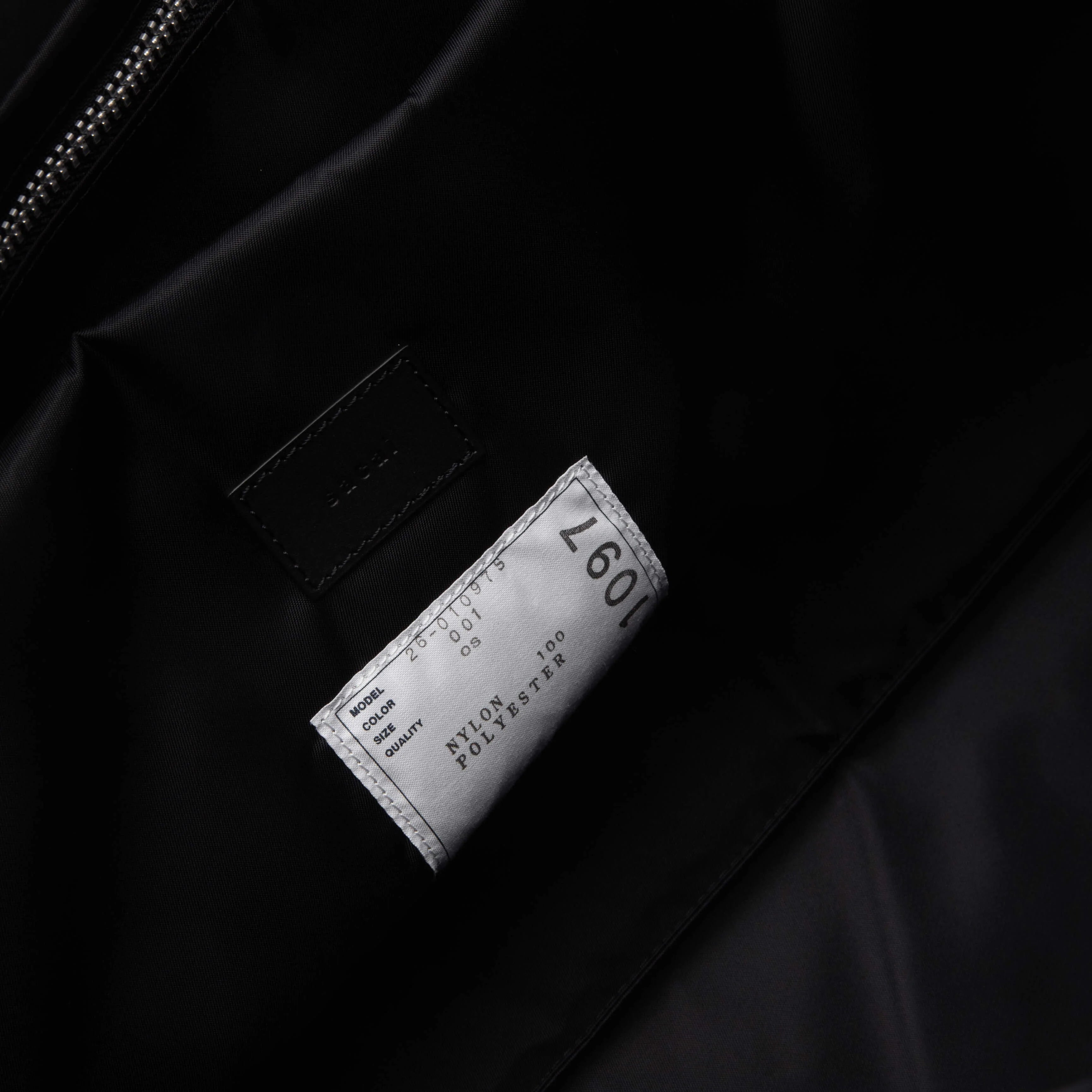 Nylon Tote Bag Black