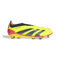 adidas Predator Elite Laceless FG Laceless Firm Ground Soccer Cleats Solar Yellow Black Solar Red