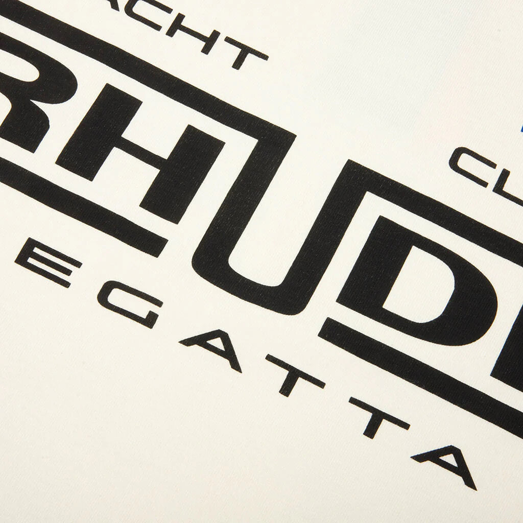 Rhude Regatta Club Tee Vintage White Black Green