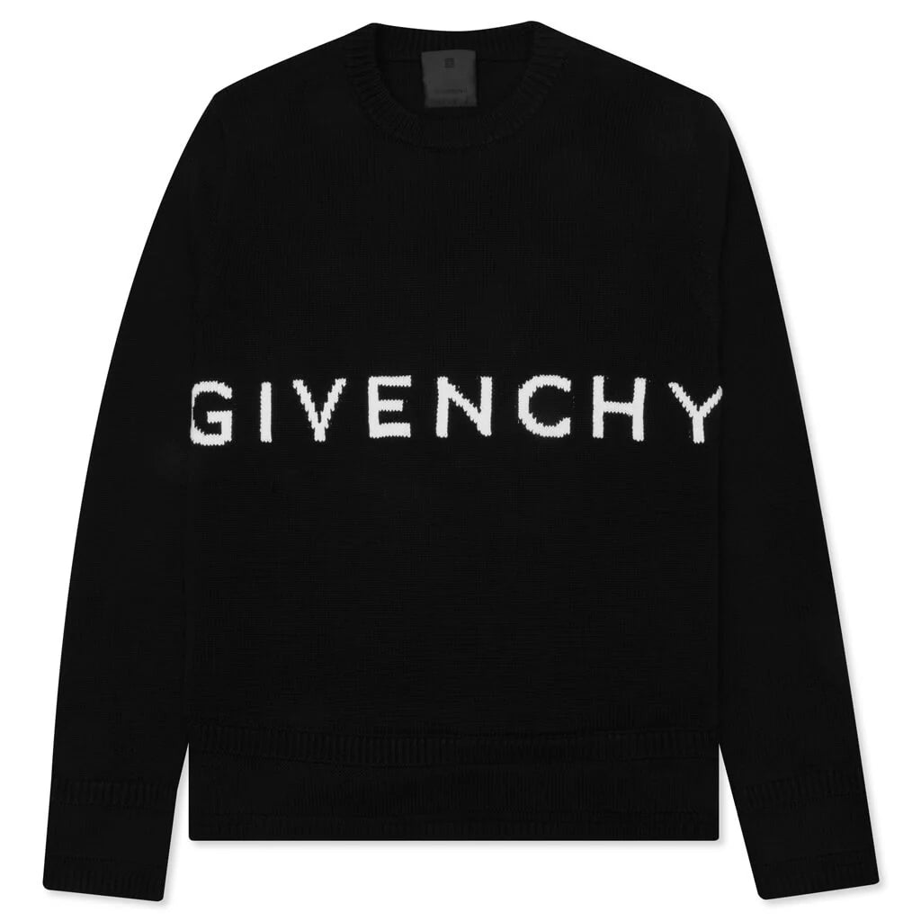 4G Crewneck Sweater Black