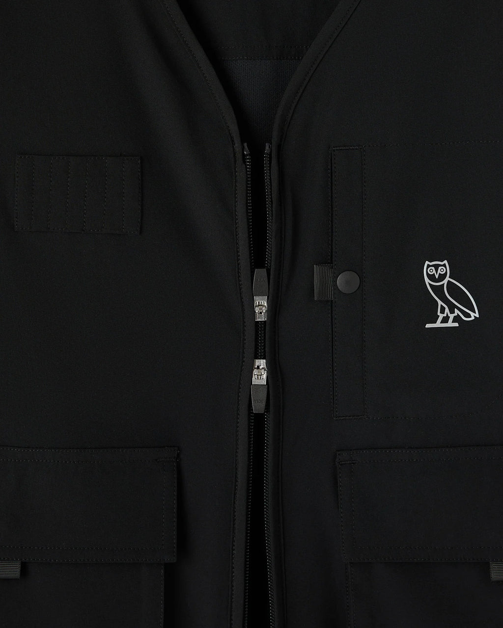 OVO Golf Stretch Nylon Vest Black