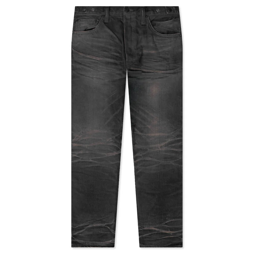 Edo Straight Jean Worn Black