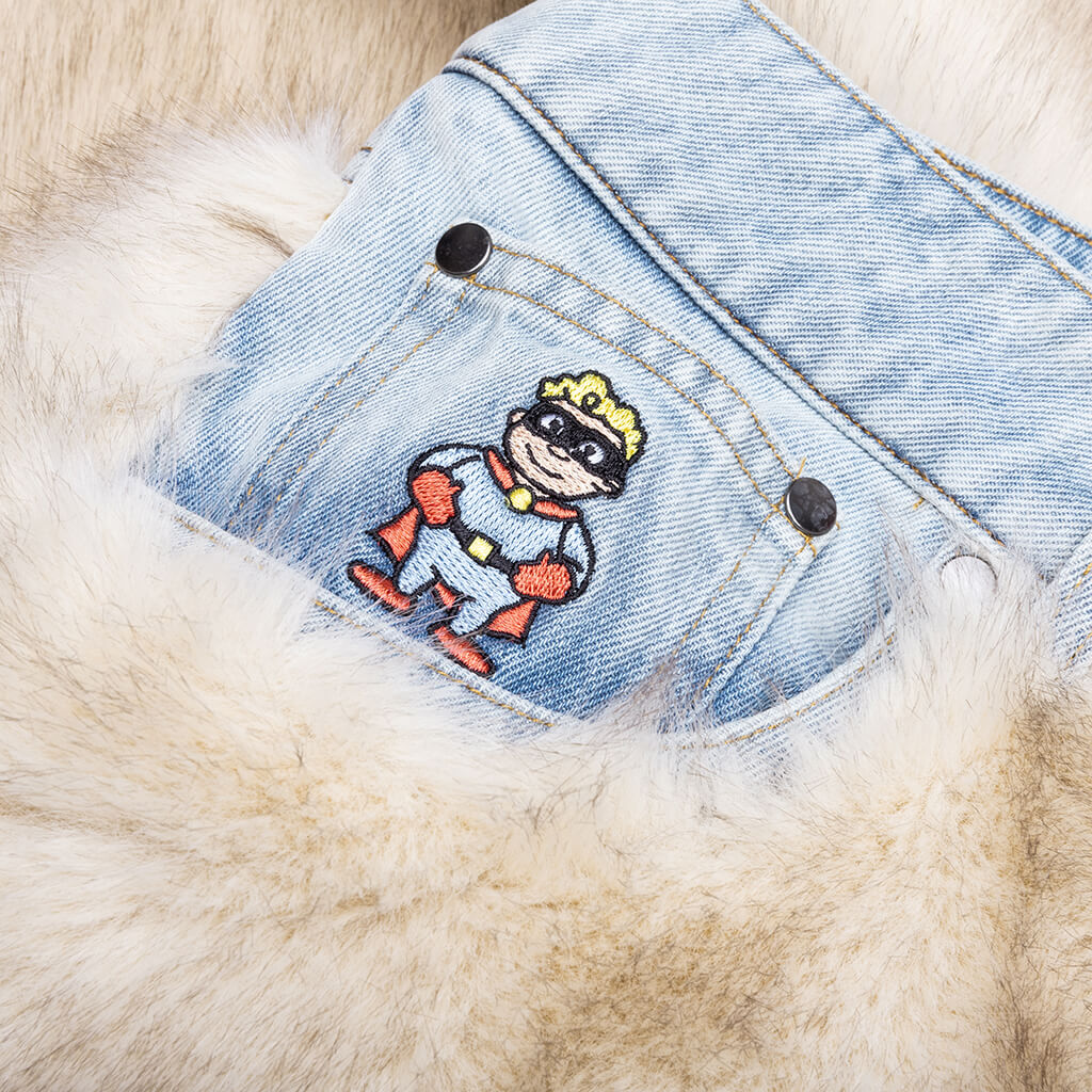 Fur Shorts Cream