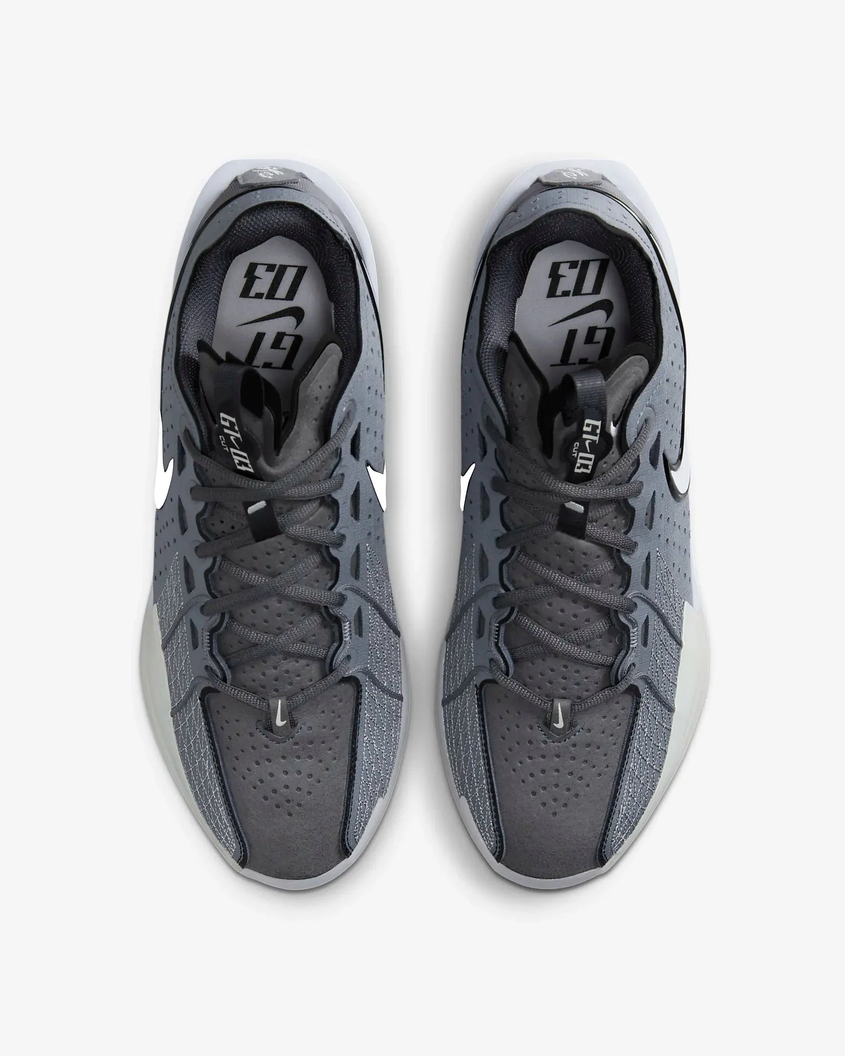 Tênis Nike GT Cut 3 White Gray with Black
