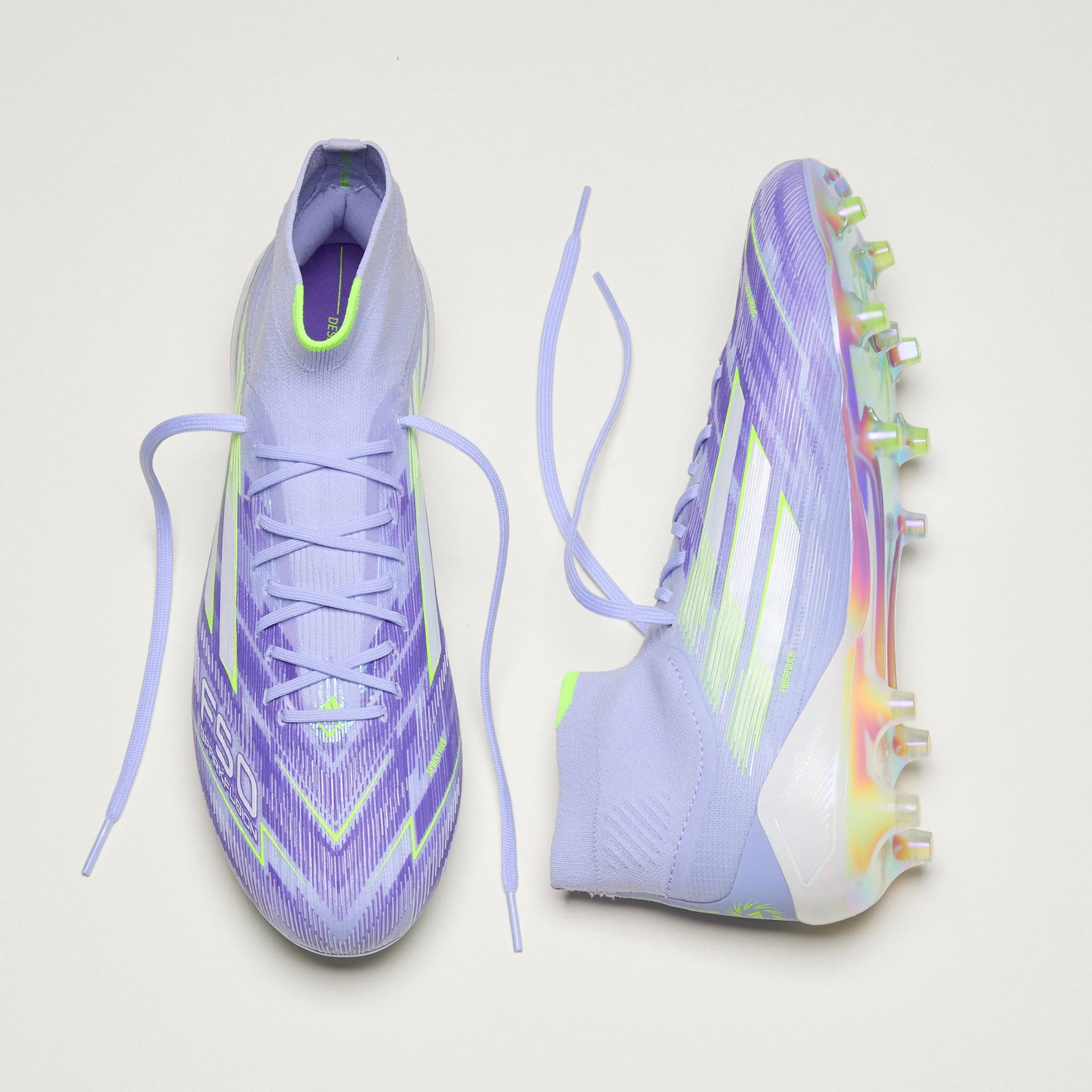 adidas F50 Sparkfusion Elite Mid Firm Ground Artificial Womens Soccer Cleats Vioton Lemon