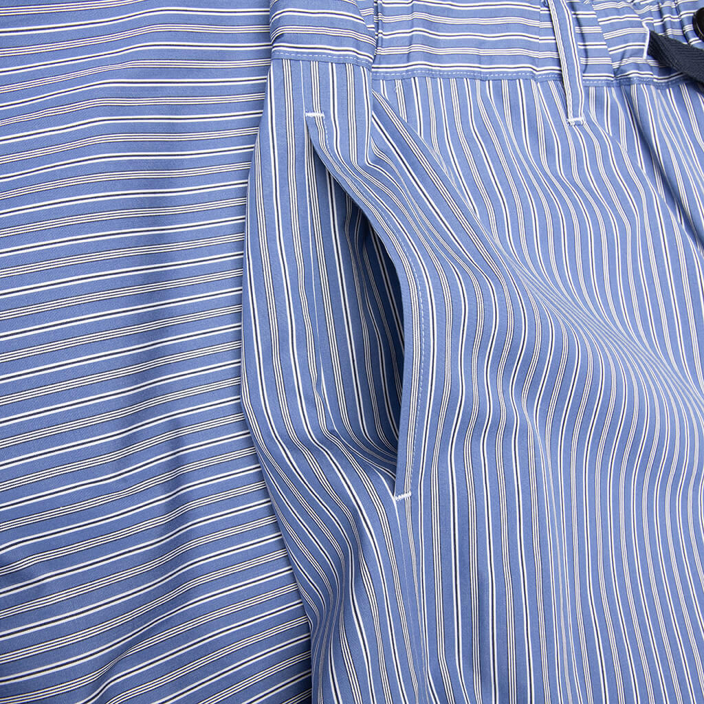 Poplin Pants Blue Stripe