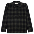 Graphic Flannel Shirt Military Green