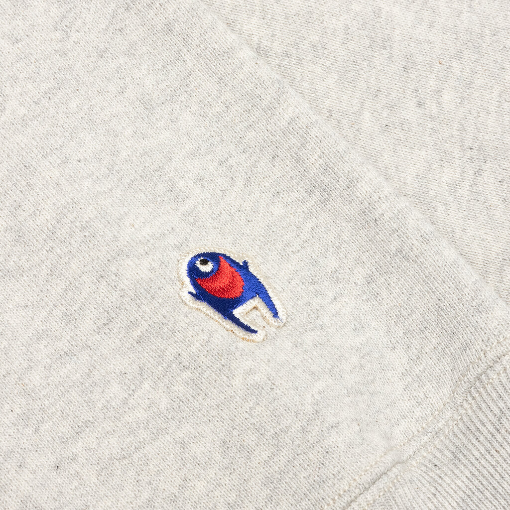 R Mutt Hoodie w Fountain Logo Grey