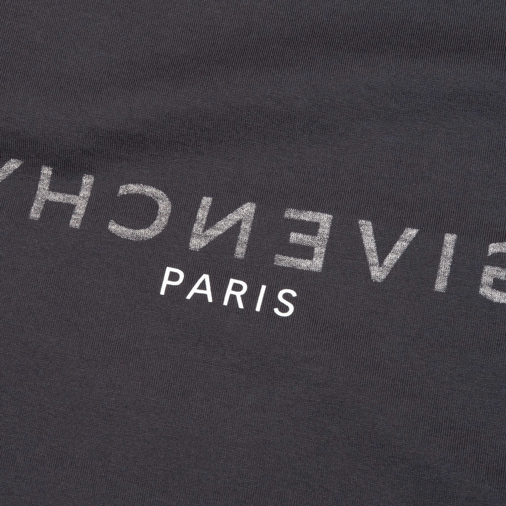 Slim Fit Reverse Print T Shirt Charcoal