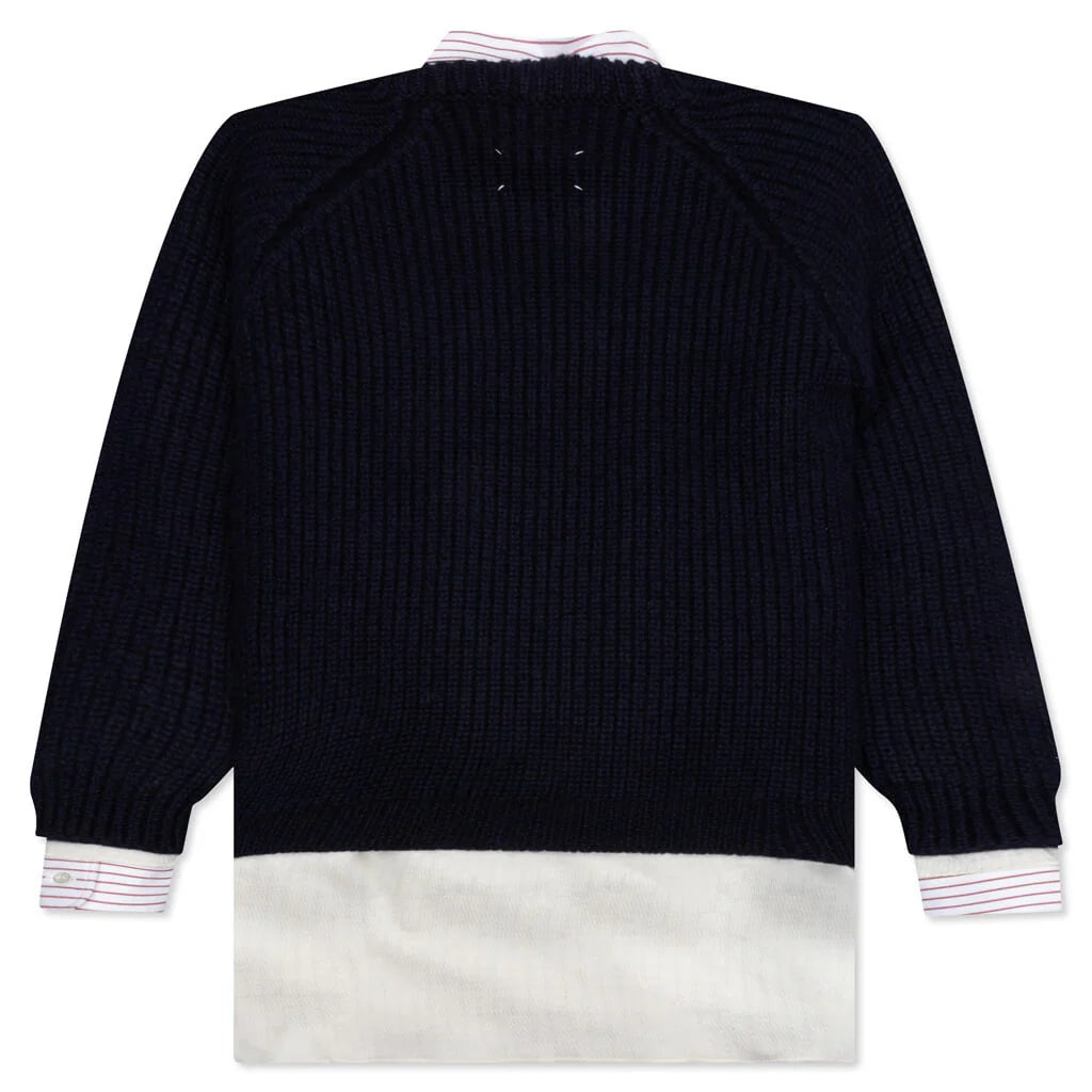 Layered Shirt White Midnight