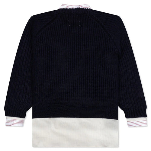 Layered Shirt White Midnight