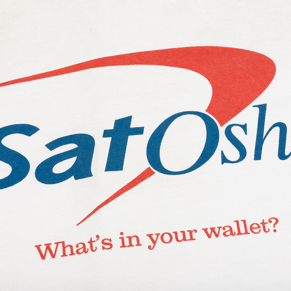 Bank of Satoshi Tee White