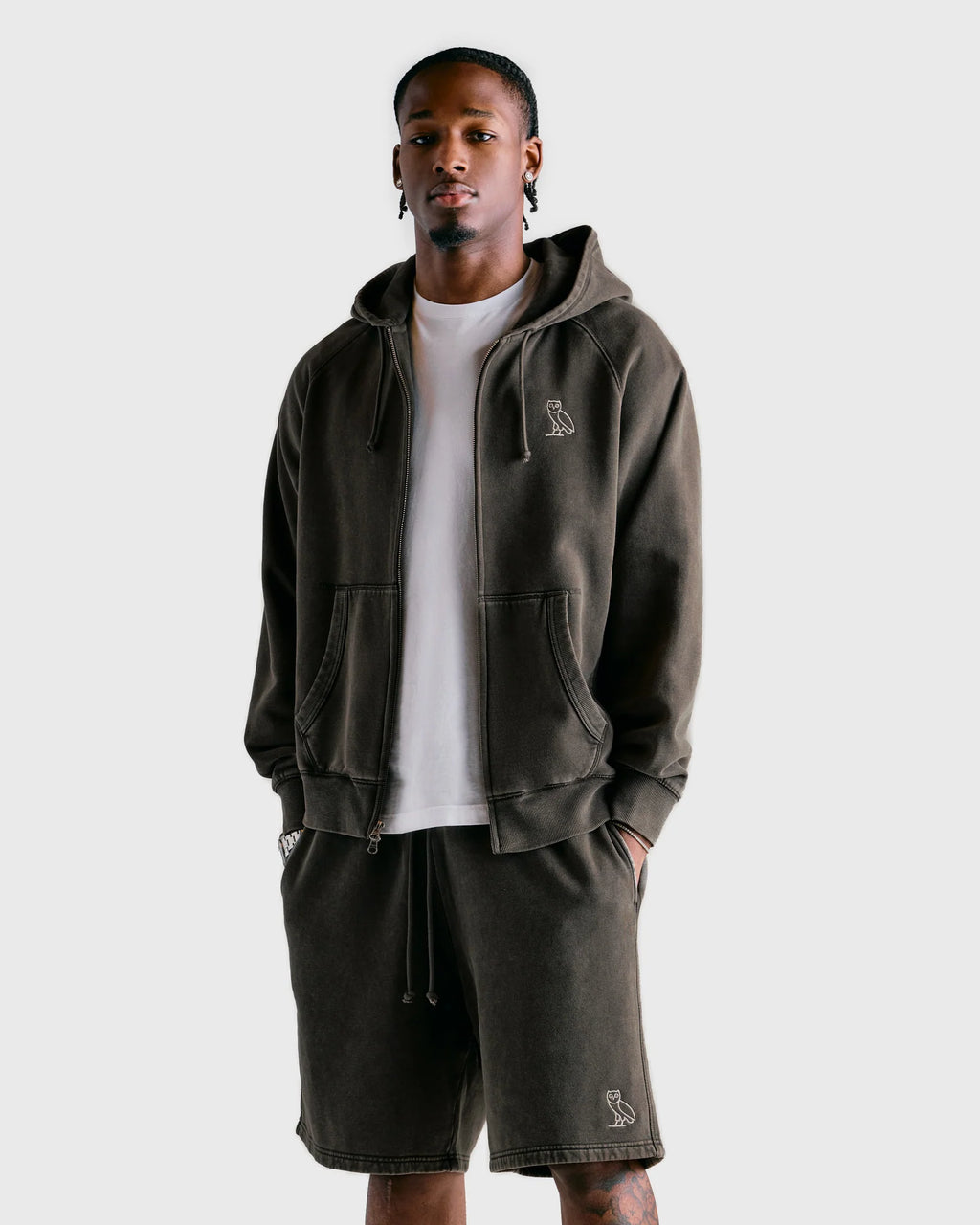Muskoka Sweatshorts Deep Olive
