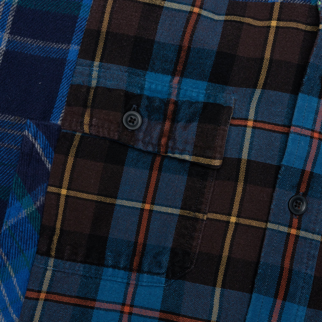 Re Tartan Flannel Shirt Multi