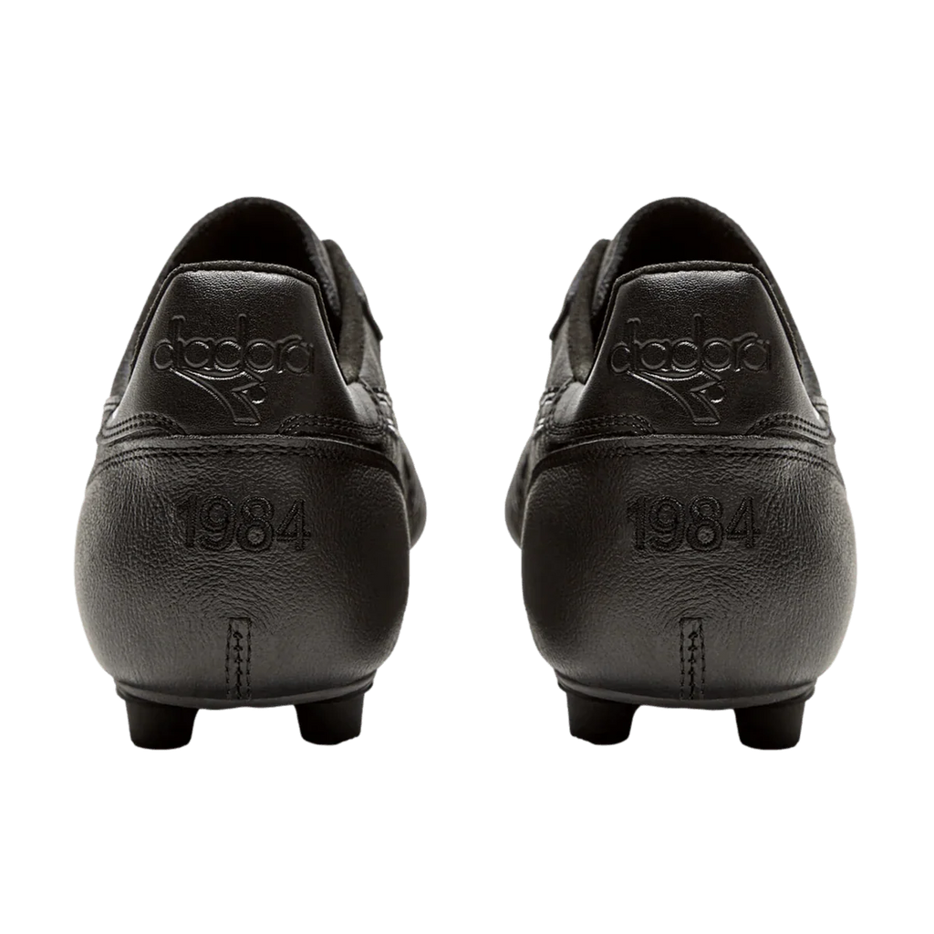 Diadora Brasil Italy OG LT MDU Firm Ground Soccer Cleats Black