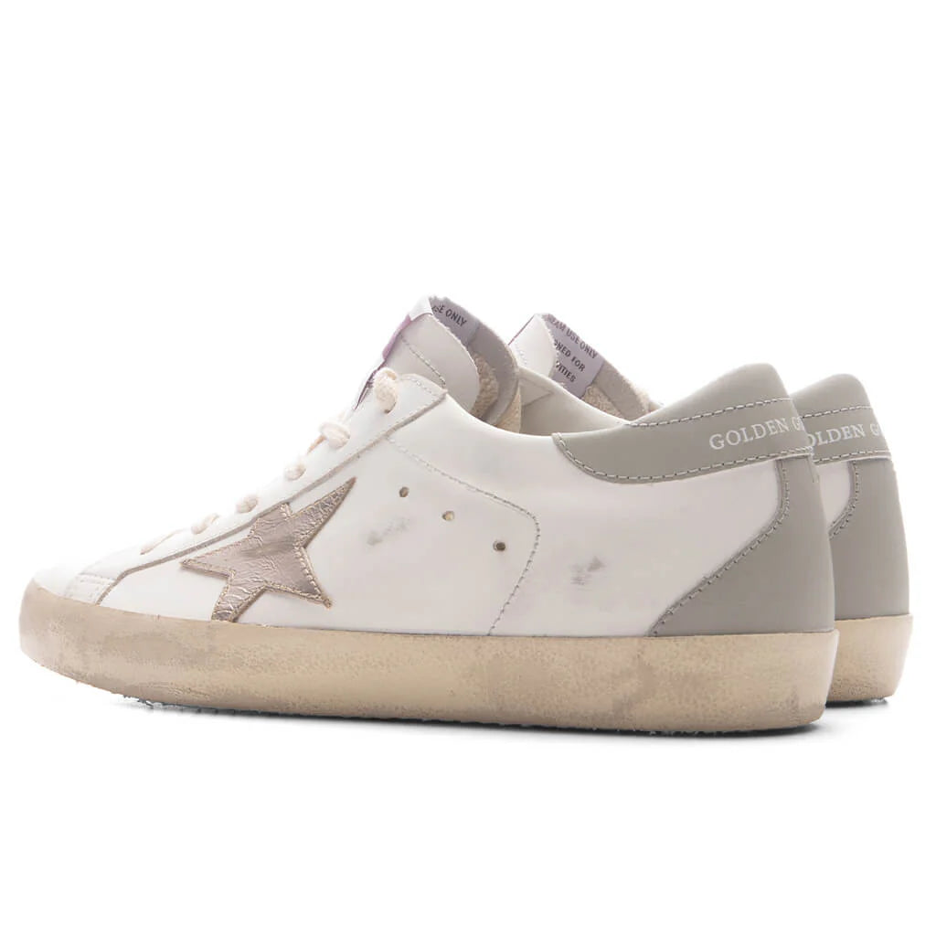 Womens Super Star White Platinum Grey