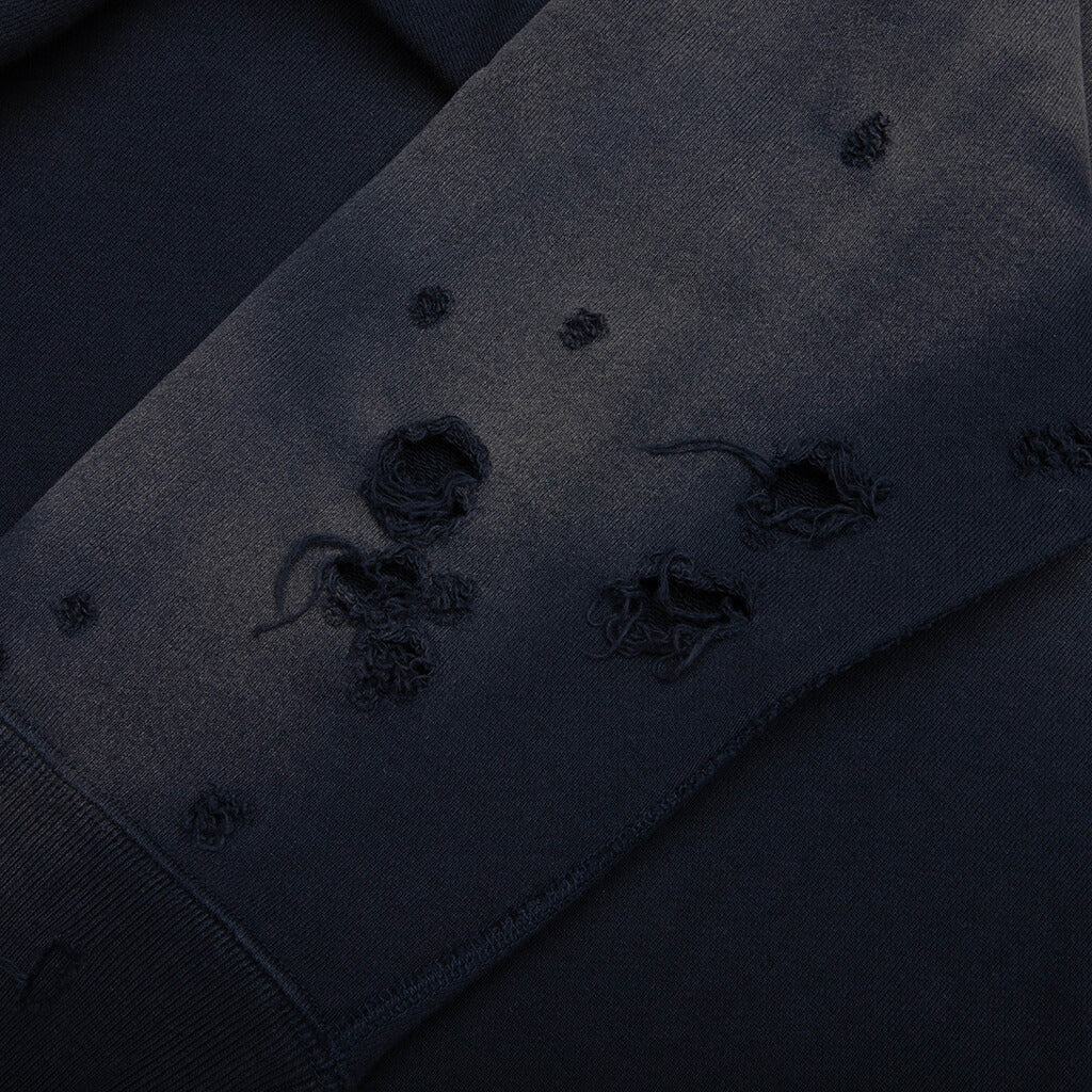 Deconstructed Sweatshirt Navy