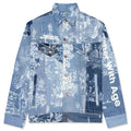 Teresa Reconstructed Trucker Jacket Indigo