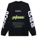 Radical Paper Garden L S Tee Faded Black