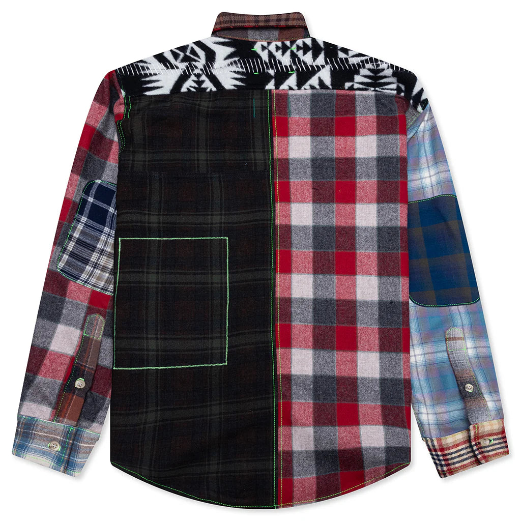 Better with Age x Pendleton Whitney Reversible Flannel Overshirt Multi