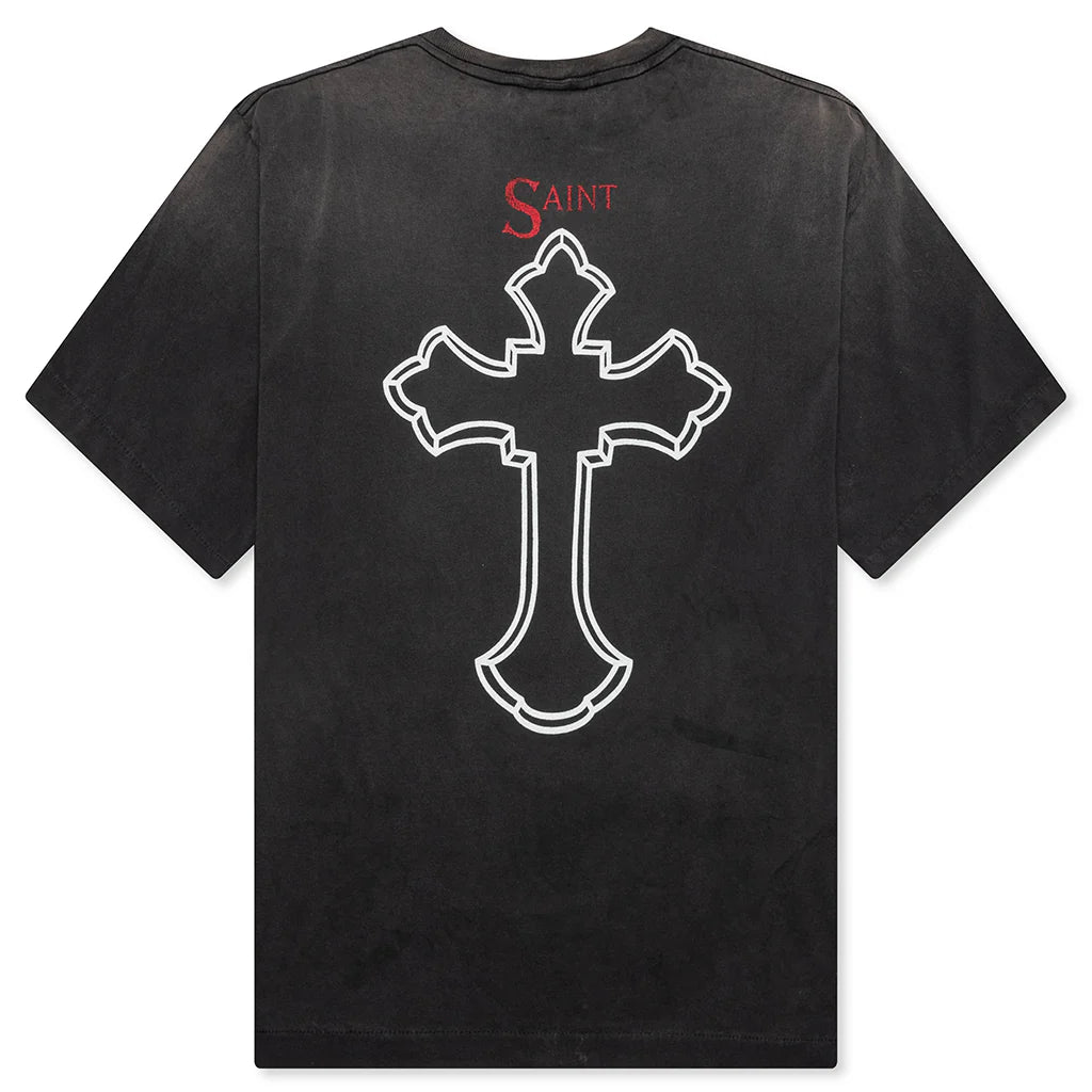 Saint Michael x 2Pac T Shirt Black