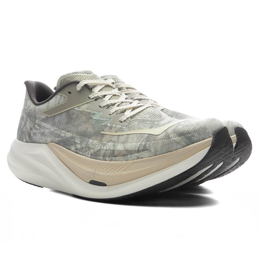 Hoka x John Elliott Rocket X 3 Spray Green Antique White