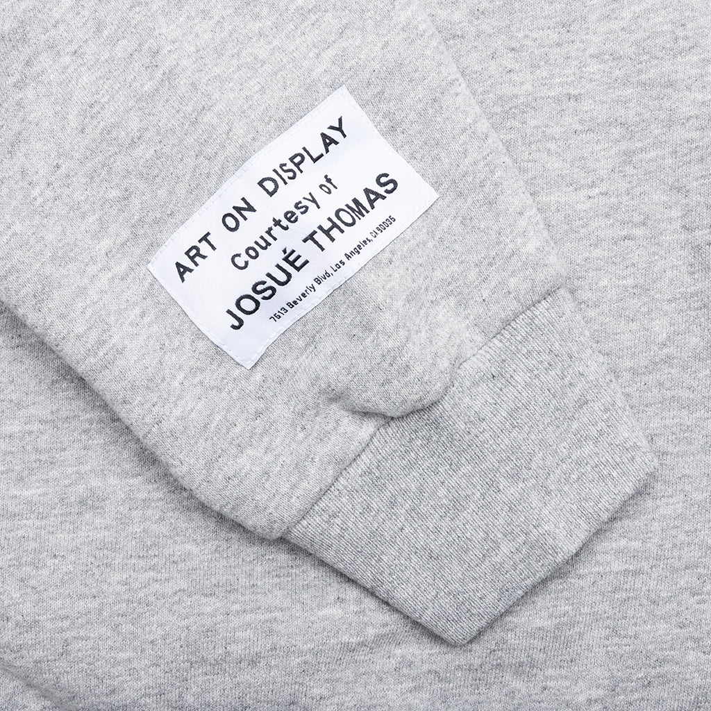 French Zip Hoodie Heather Grey